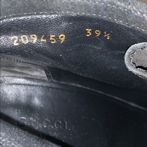 GUCCI Suede Ankle Boot | Heeled Moccasins With Fringe and Tassel Ties - Picture 12 of 14